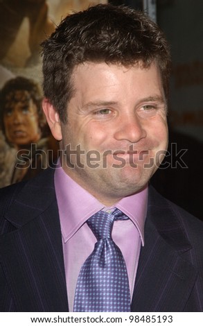 SEAN ASTIN & family at the USA premiere of his new movie The Lord of the Rings: The Return of the King, in Los Angeles. December 3, 2003  Paul Smith / Featureflash