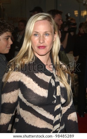 PATRICIA ARQUETTE at the USA premiere of The Lord of the Rings: The Return of the King, in Los Angeles. December 3, 2003  Paul Smith / Featureflash