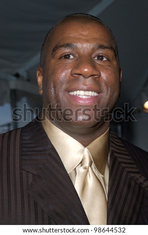 Former basketball star EARVIN MAGIC JOHNSON at the 15th Annual Soul Train Music Awards in Los Angeles. 28FEB2001.   Paul Smith/Featureflash