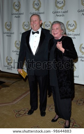 ROY DISNEY & wife PATTY at the Producers Guild of America\'s 12th Annual Golden Laurel Awards in Los Angeles. 03MAR2001.    Paul Smith/Featureflash