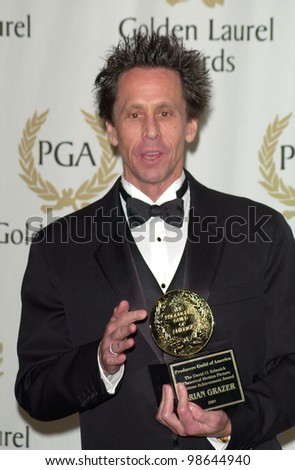 Producer BRIAN GRAZER at the Producers Guild of America\'s 12th Annual Golden Laurel Awards in Los Angeles. 03MAR2001.    Paul Smith/Featureflash