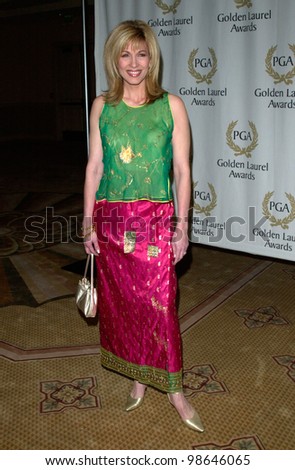 TV presenter LEEZA GIBBONS at the Producers Guild of America\'s 12th Annual Golden Laurel Awards in Los Angeles. 03MAR2001.    Paul Smith/Featureflash