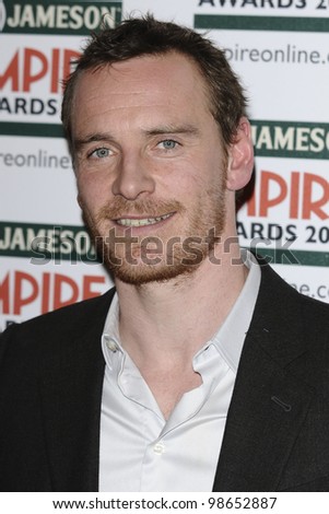 Michael Fassbender in the press room at the Empire Film Awards 2012 at the Grosvenor House Hotel, London. 25/03/2012 Picture by: Steve Vas / Featureflash