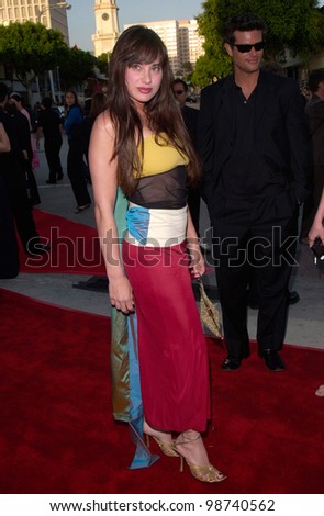 Actress SACHA KNOPF at the world premiere, in Los Angeles, of Lara Croft: Tomb Raider. 11JUN2001.    Paul Smith/Featureflash