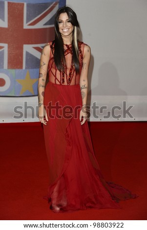 Christina Perri arriving for the Brit Awards 2012 at the O2 arena, Greenwich, London. 21/02/2012 Picture by: Steve Vas / Featureflash
