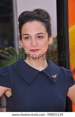 Jenny Slate at the world premiere of her new animated movie 