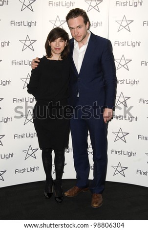 Sally Hawkins and Rafe Spall arriving at The First Light Film Awards 2012 BFI Southbank London. 05/03/2012 Picture by Simon Burchell / Featureflash