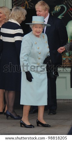 Queen Elizabeth II visits Fortnum and Mason, London, UK. March 1, 2012, London, UK Picture: Catchlight Media / Featureflash