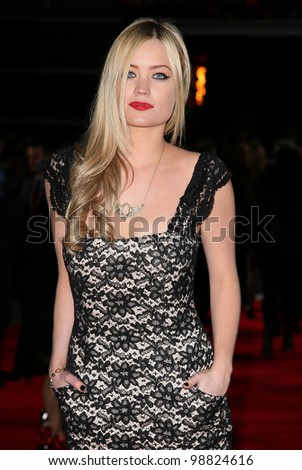 Laura Whitmore arriving at the European Premiere of \'The Hunger Games\' at the O2 Arena, London. 14/03/2012 Picture by: Alexandra Glen / Featureflash