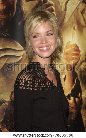 ASHLEY SCOTT at the USA premiere of The Lord of the Rings: The Return of the King, in Los Angeles. December 3, 2003  Paul Smith / Featureflash