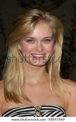 Actress SARAH PAXTON at the world premiere, in Hollywood, of The Perfect Score. January 27, 2004