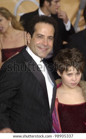 TONY SHALHOUB & family at the 10th Annual Screen Actors Guild Awards in Los Angeles. February 22, 2004