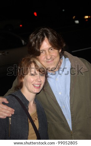 Director CAMERON CROWE & wife at the world premiere of Eternal Sunshine of the Spotless Mind, in Beverly Hills, CA. March 9, 2004