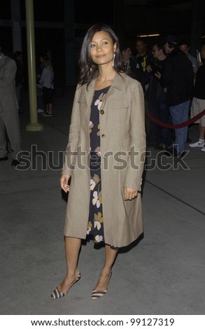 Actress THANDIE NEWTON at the world premiere of her new movie Shade, in Hollywood. April 6, 2004