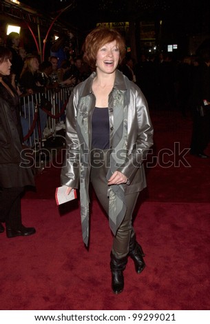 20DEC99: Actress FRANCES FISHER at the Los Angeles premiere of \