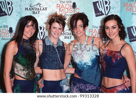 28OCT99:  Pop group B*WITCHED at The WB Radio Music Awards at the Mandalay Bay Resort & Casino, Las Vegas.  Paul Smith / Featureflash