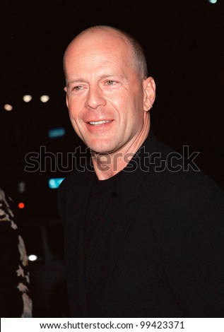13OCT99:  Actor BRUCE WILLIS at the Los Angeles premiere of \