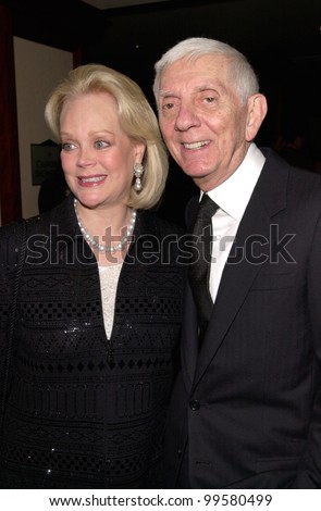 02MAR2000:  TV producer AARON SPELLING & wife CANDY at the Producers Guild of America\'s Golden Laurel Awards in Beverly Hills.  Paul Smith / Featureflash