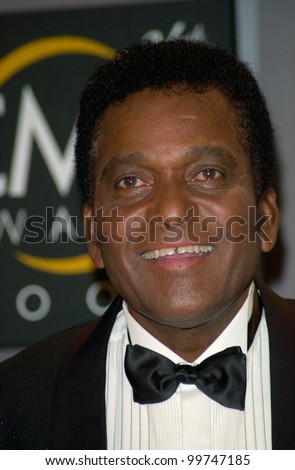 Country star CHARLEY PRIDE at the Country Music Assoc. Awards at the Grand Ole Opry in Nashville, TN. 04OCT2000.  Paul Smith/Featureflash
