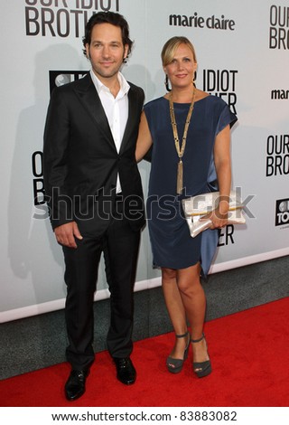 16 August 2011 - Hollywood, California - Paul Rudd, Wife Julie Yaeger. \