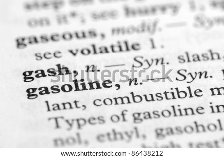 Dictionary Series - Gasoline