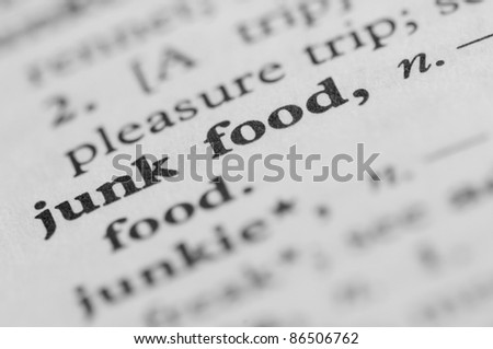 Dictionary Series - Junk Food