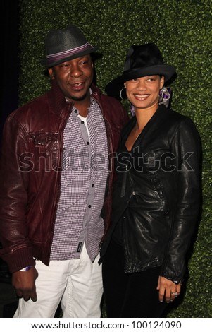 Bobby Brown and Alicia  at the Black Eyed Peas 7th Annual Peapod Benefit Concert, Music Box, Hollywood, CA. 02-10-11