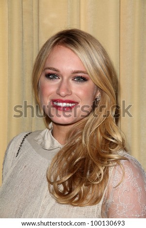 Leven Rambin at the Forevermark And InStyle Golden Globes Event, Beverly Hills Hotel, Beverly Hills, CA 01-10-12