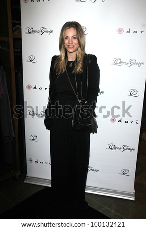Kaley Cuoco at the Launch Party for Q by Jodi Lyn O\'Keefe, Dari Boutique, Studio City, CA 01-23-12
