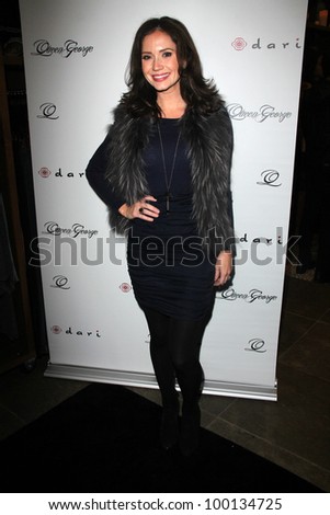Ashley Jones at the Launch Party for Q by Jodi Lyn O\'Keefe, Dari Boutique, Studio City, CA 01-23-12