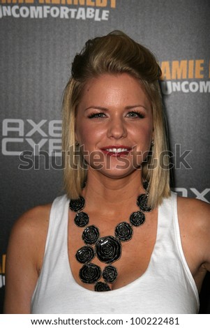 Carrie Keagan at the premiere of Jamie Kennedy's Showtime Special 