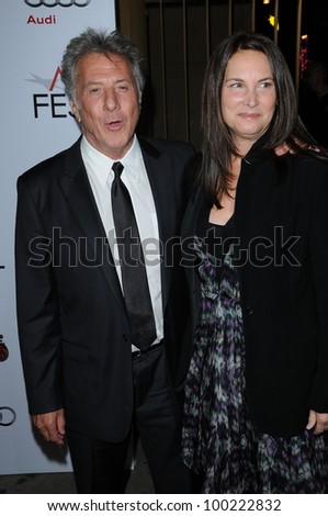 Dustin Hoffman, and Wife Lisa at the \