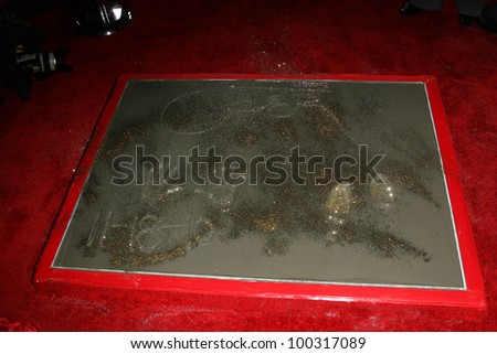 Cher\'s Hand and Foot Prints  at Cher\'s Hand and Footprint Ceremony, Grauman\'s Chinese Theatre, Hollywood, CA. 11-18-10