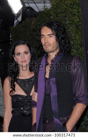 Katy Perry and Russell Brand at the Rolling Stone American Music Awards VIP After-Party, Rolling Stone Restaurant & Lounge, Hollywood, CA. 11-21-10