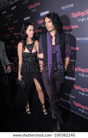Katy Perry and Russell Brand  at the Rolling Stone American Music Awards VIP After-Party, Rolling Stone Restaurant & Lounge, Hollywood, CA. 11-21-10