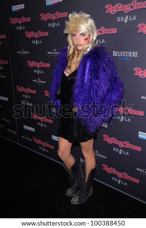 Ke$ha at the Rolling Stone American Music Awards VIP After-Party, Rolling Stone Restaurant & Lounge, Hollywood, CA. 11-21-10