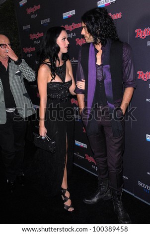 Katy Perry and Russell Brand at the Rolling Stone American Music Awards VIP After-Party, Rolling Stone Restaurant & Lounge, Hollywood, CA. 11-21-10