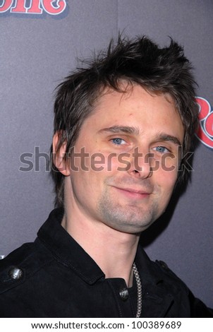 Matthew Bellamy at the Rolling Stone American Music Awards VIP After-Party, Rolling Stone Restaurant & Lounge, Hollywood, CA. 11-21-10