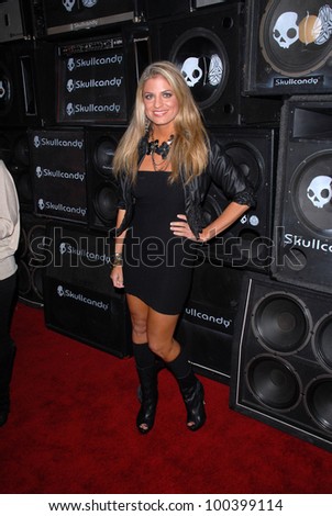 Bridgetta Tomarchio at the Skullcandy Launch of Mix Master Headphones, MyHouse, Hollywood, CA. 12-02-10