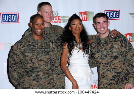 Brandy Norwood at VH1 Divas Salute The Troops, Marine Corps Air Station Miramar, San Diego, CA. 12-03-10