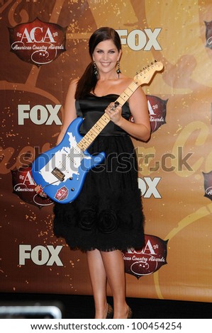 Hilary Scott at the 2010 American Country Awards Press Room, MGM Grand Hotel, Las Vegas, NV. 12-06-10