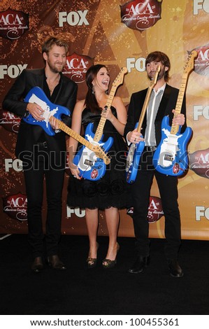 Lady Antebellum  at the 2010 American Country Awards Press Room, MGM Grand Hotel, Las Vegas, NV. 12-06-10