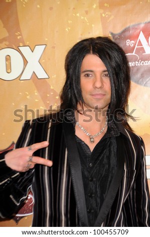 Chris Angel at the 2010 American Country Awards Press Room, MGM Grand Hotel, Las Vegas, NV. 12-06-10