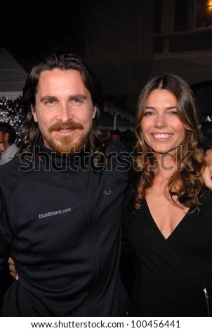 Christian Bale, wife Sibi Blazic at \