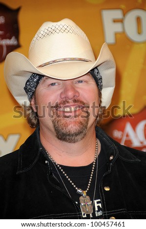 Toby Keith at the 2010 American Country Awards Press Room, MGM Grand Hotel, Las Vegas, NV. 12-06-10