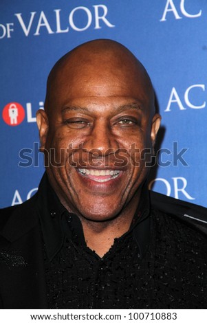 tiny lister at the "act of valor" los angeles pr