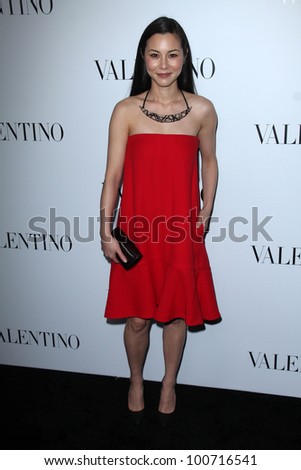 China Chow at the Valentino 50th Anniversary Kick Off Party and unveiling of their new Beverly Hills Flagship Store, Valentino, Beverly Hills, CA 03-27-12