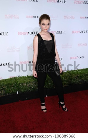 Skyler Samuels at the 8th Annual Teen Vogue Young Hollywood Party, Paramount Studios, Hollywood, CA. 10-01-10