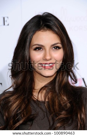 Victoria Justice at the 8th Annual Teen Vogue Young Hollywood Party, Paramount Studios, Hollywood, CA. 10-01-10