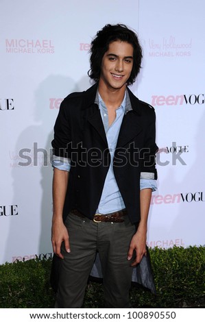 Avan Jogia at the 8th Annual Teen Vogue Young Hollywood Party, Paramount Studios, Hollywood, CA. 10-01-10